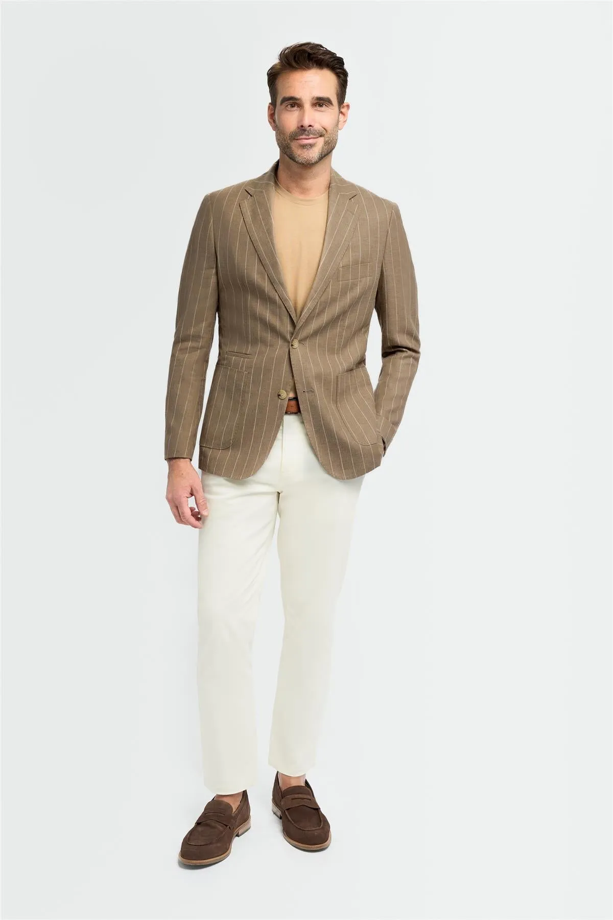 Piero Sand Blazer sold by House of Cavani product image thumbnail 2