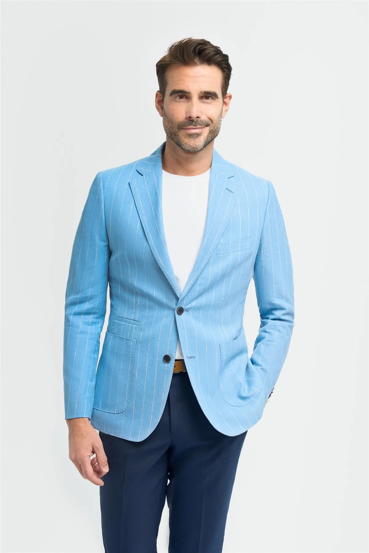 Piero Blue Blazer sold by House of Cavani