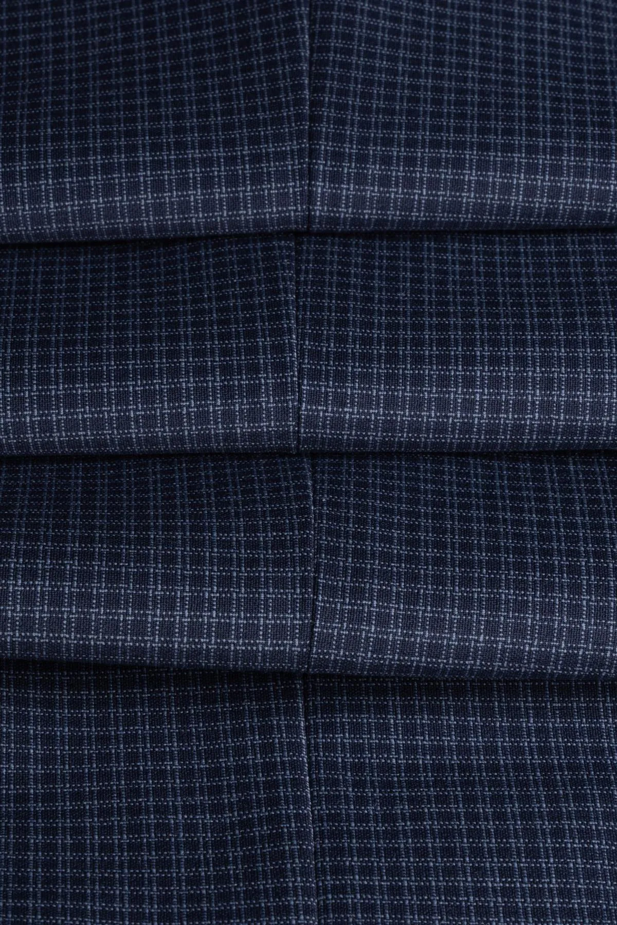 Bond Navy Check Trouser sold by House of Cavani product image thumbnail 4