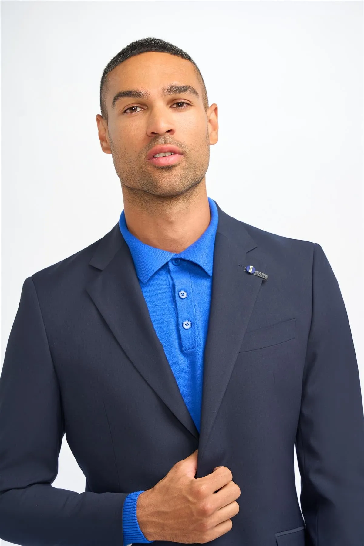 Malibu Navy Short Blazer sold by House of Cavani product image thumbnail 3