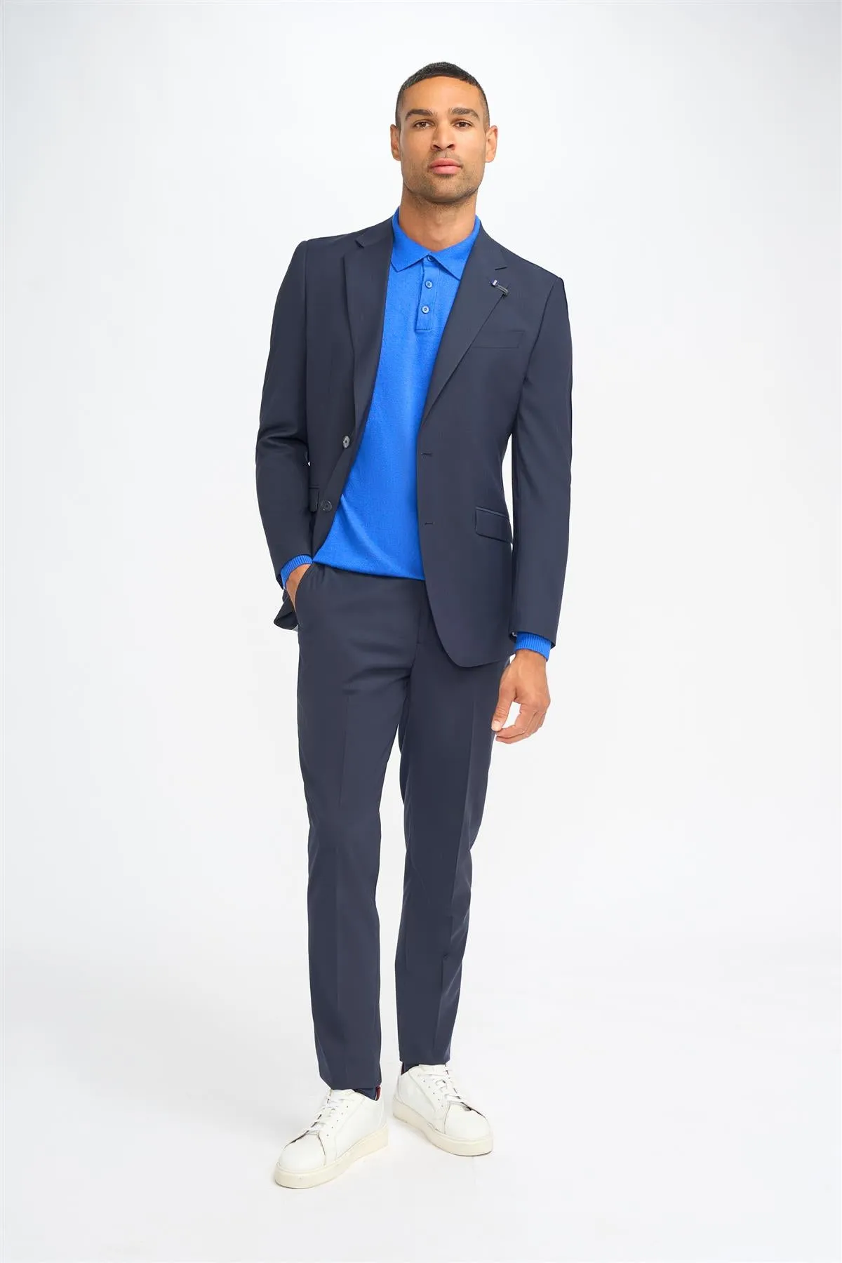 Malibu Navy Short Blazer sold by House of Cavani product image thumbnail 2