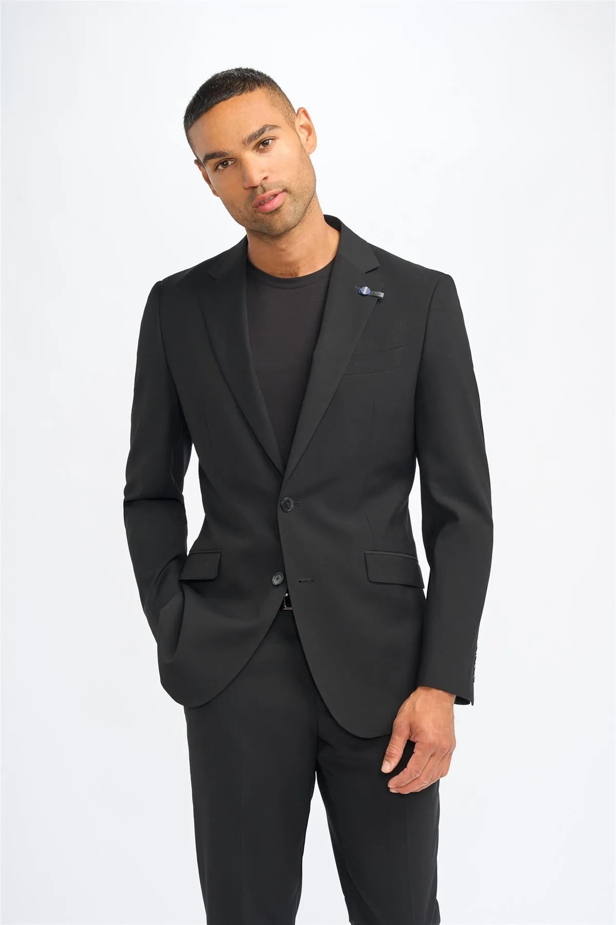 Malibu Black Short Blazer sold by House of Cavani