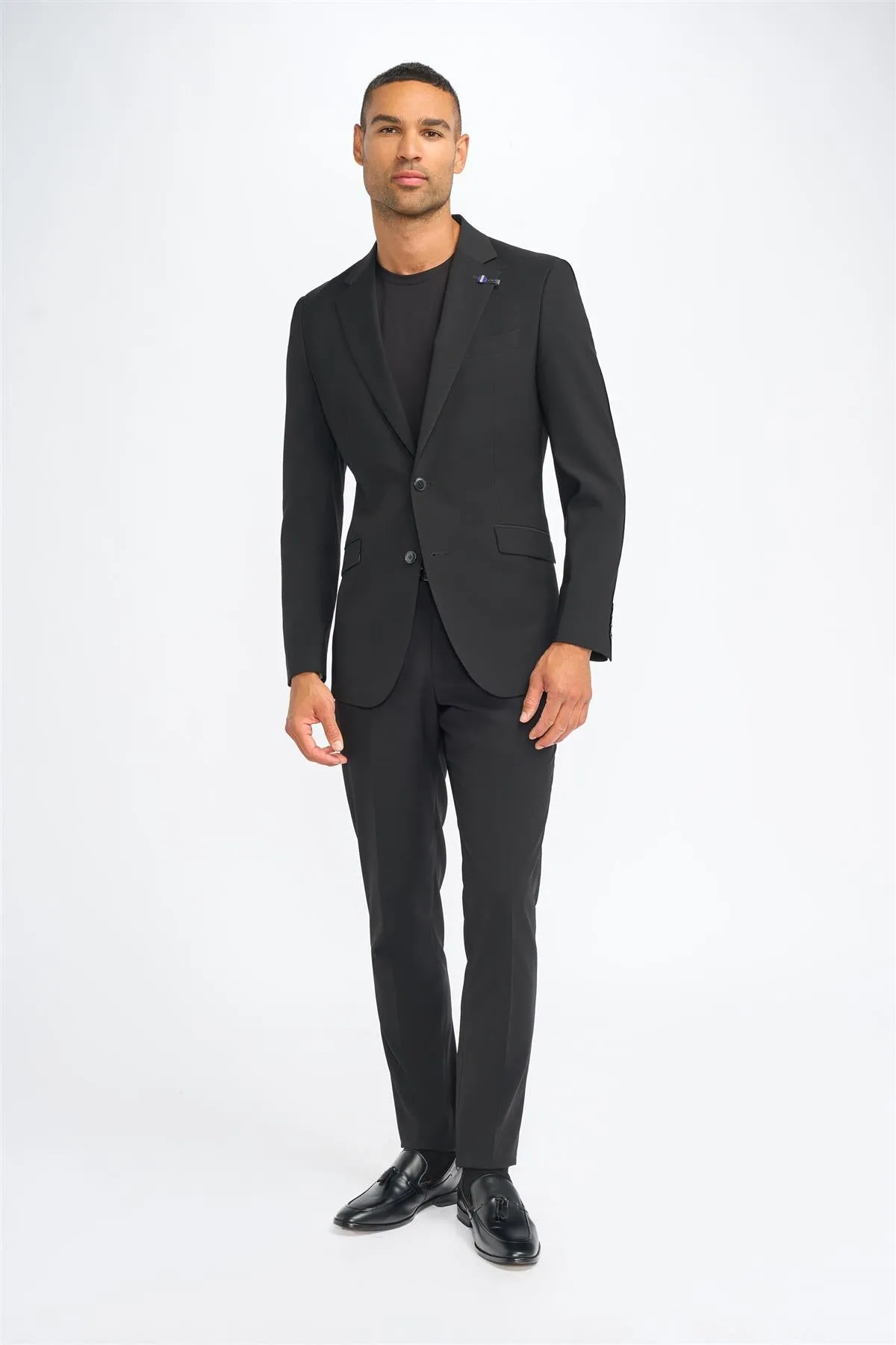 Malibu Black Short Blazer sold by House of Cavani product image thumbnail 2