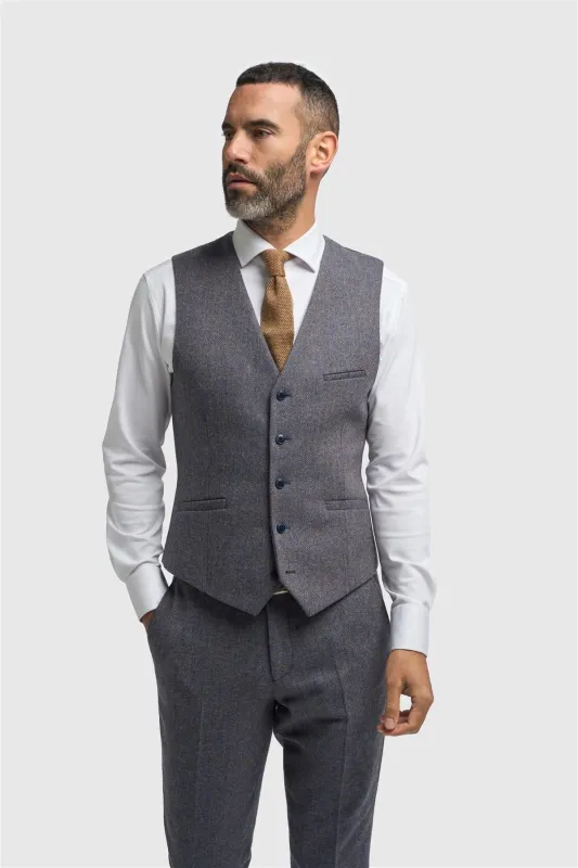 Thomas Savoy Tweed Waistcoat sold by House of Cavani