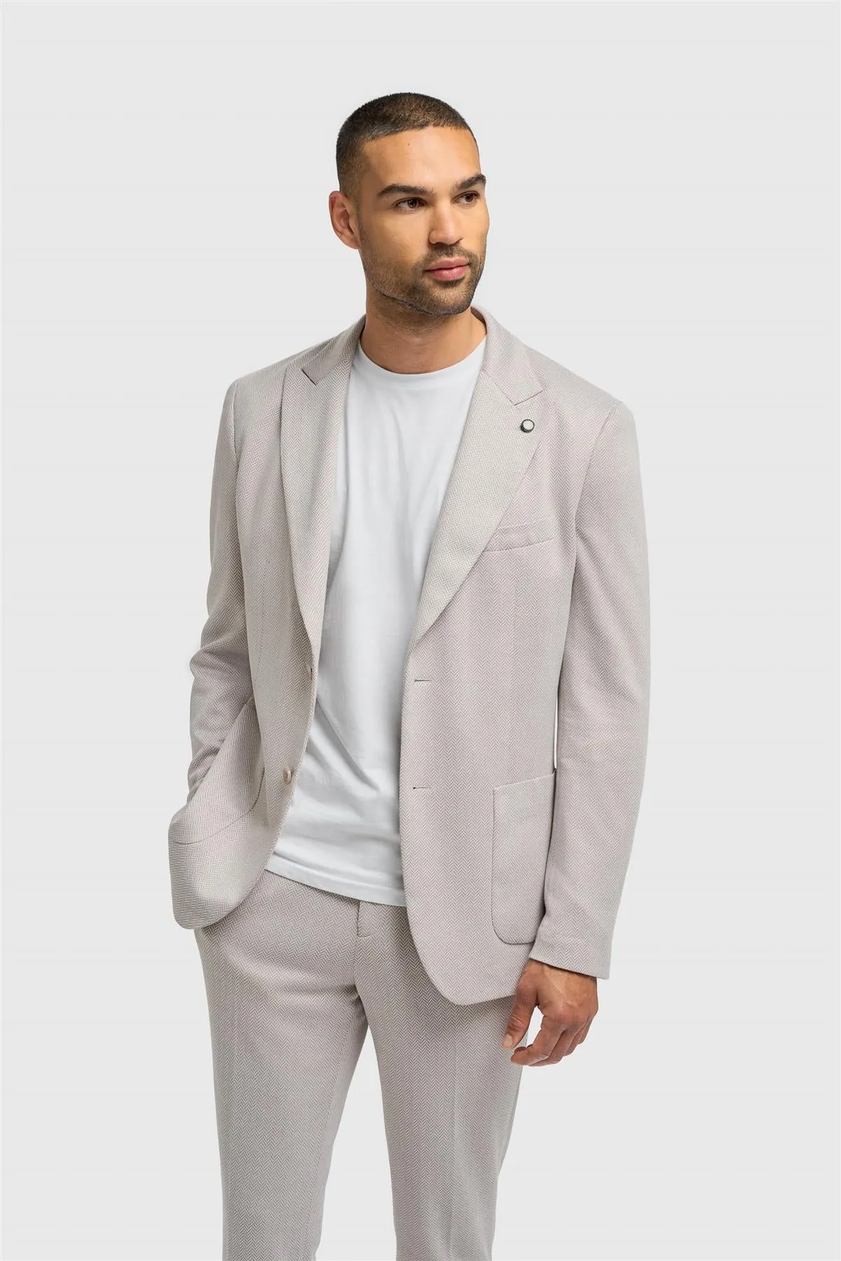 Vasco Beige Blazer sold by House of Cavani