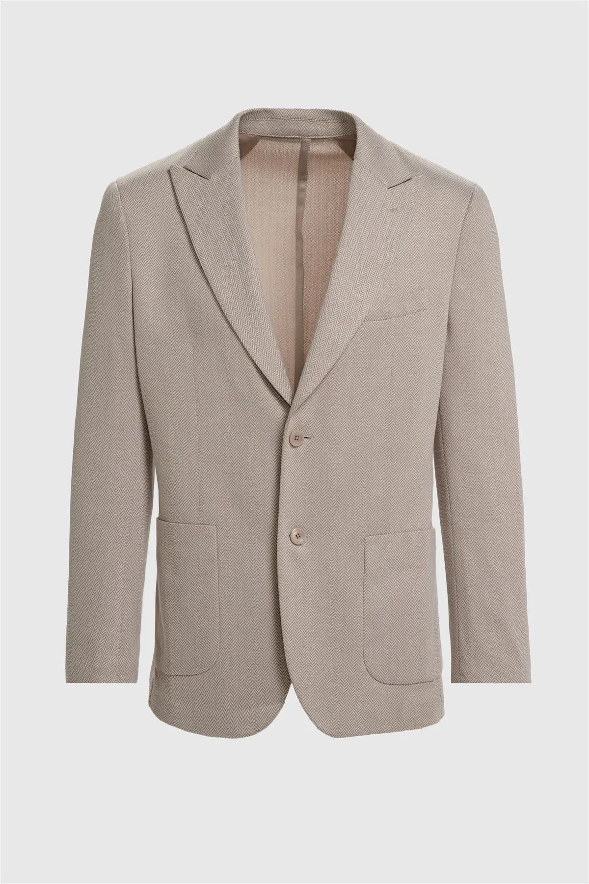 Vasco Beige Blazer sold by House of Cavani product image thumbnail 3