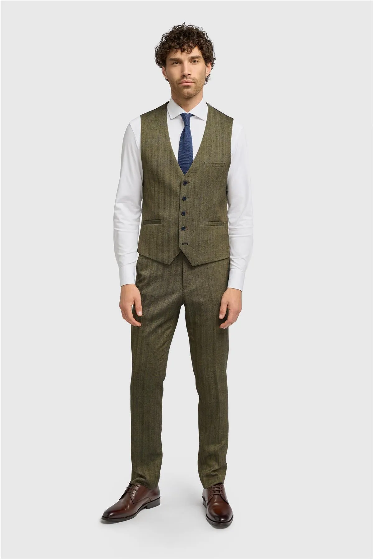 Damon Sage Waistcoat sold by House of Cavani product image thumbnail 2