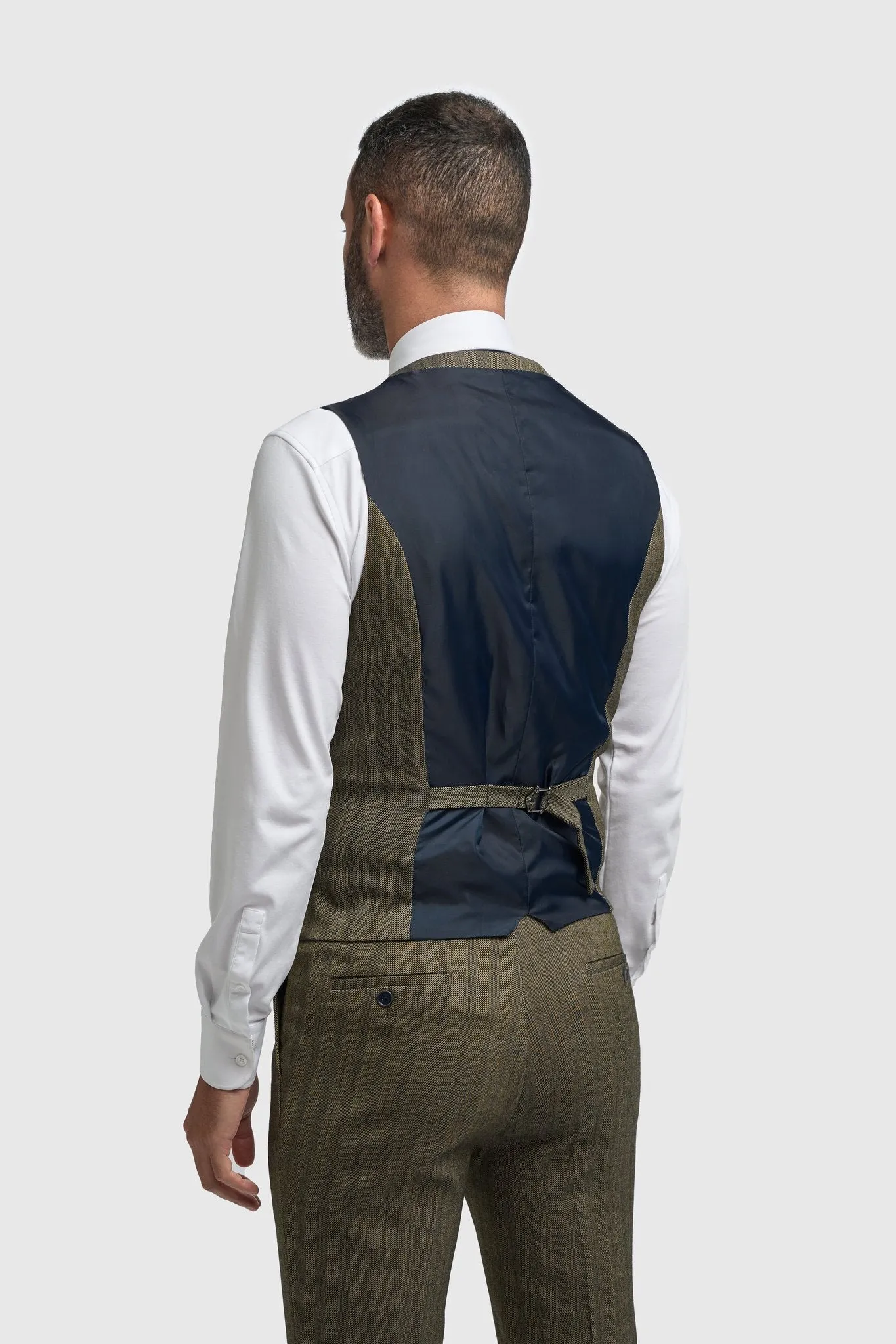 Damon Three Piece Suit with Single Breasted Waistcoat sold by House of Cavani product image thumbnail 4