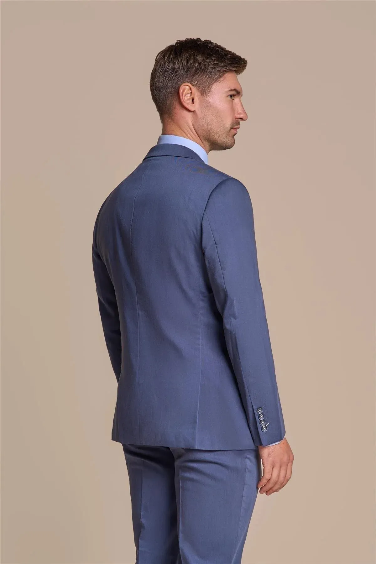 Teal Plain Three Piece Suit sold by House of Cavani product image thumbnail 3