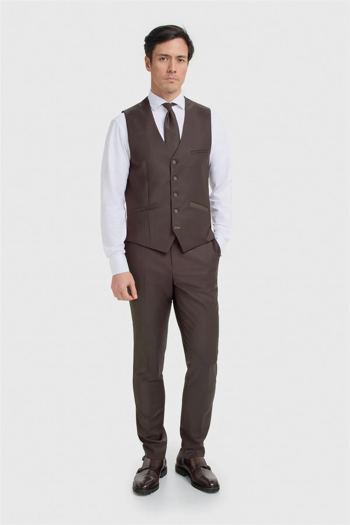 Bond Auburn Waistcoat sold by House of Cavani product image thumbnail 2