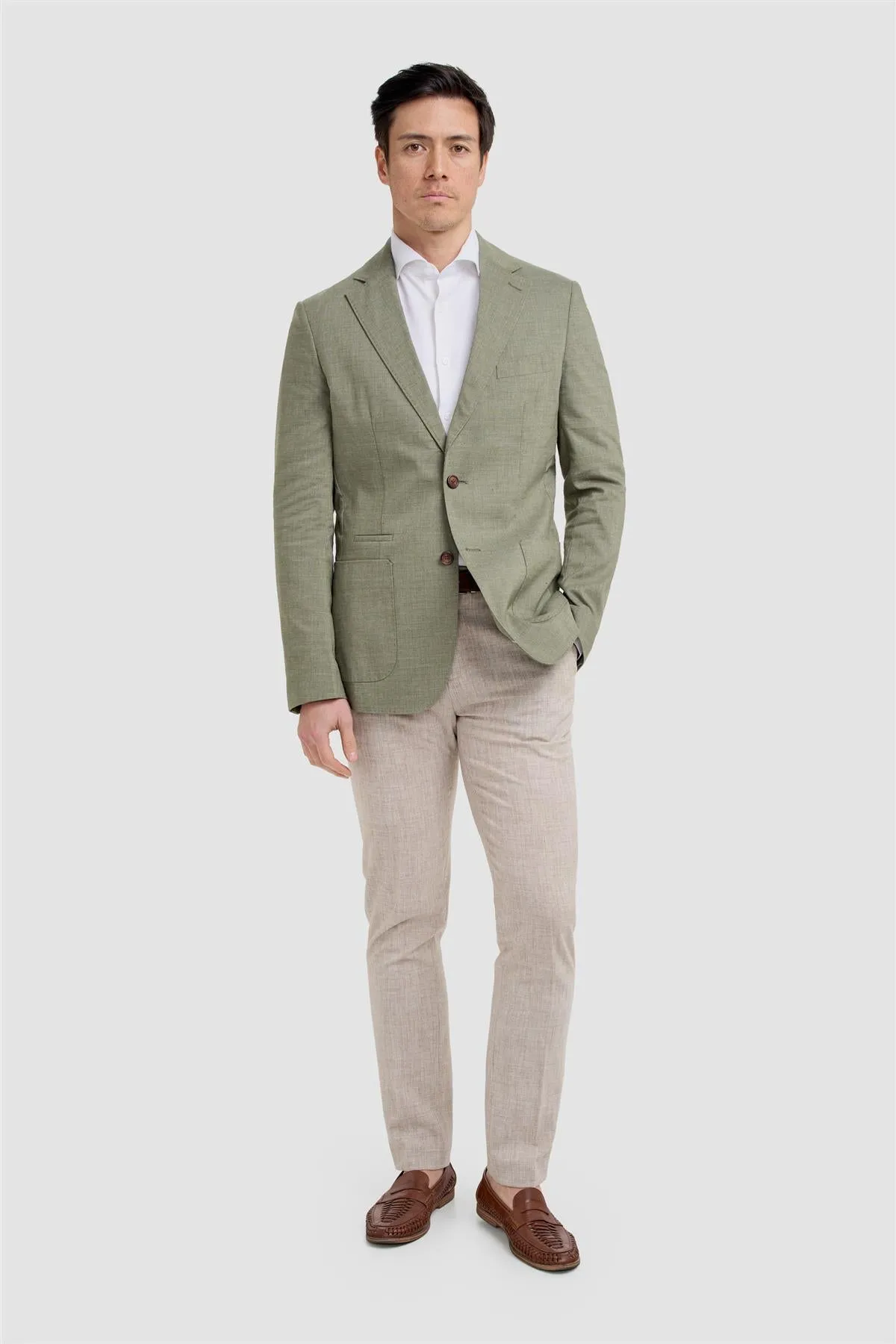 Luca Sage Blazer sold by House of Cavani product image thumbnail 2