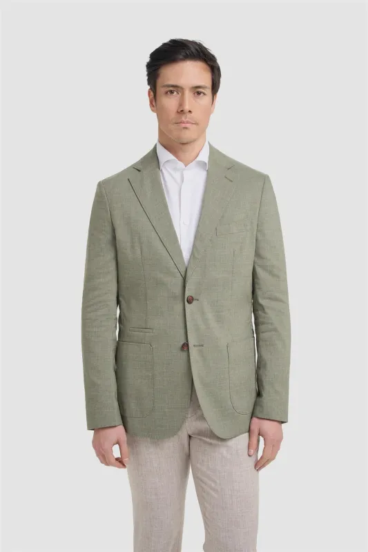 Luca Sage Blazer made by House of Cavani
