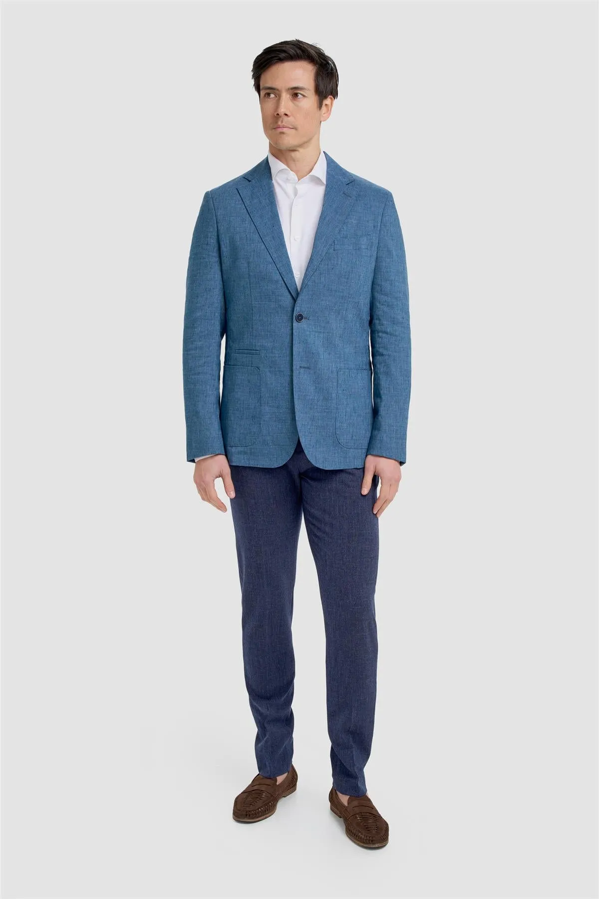 Luca Indigo Blazer sold by House of Cavani product image thumbnail 2