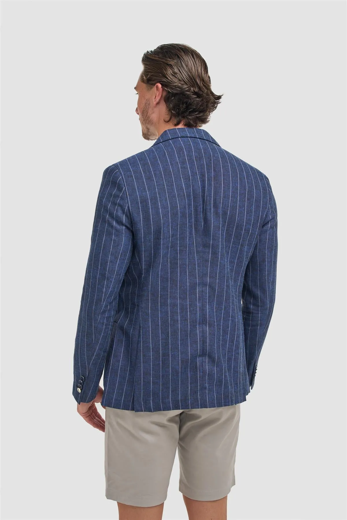 Piero Navy Blazer sold by House of Cavani product image thumbnail 3