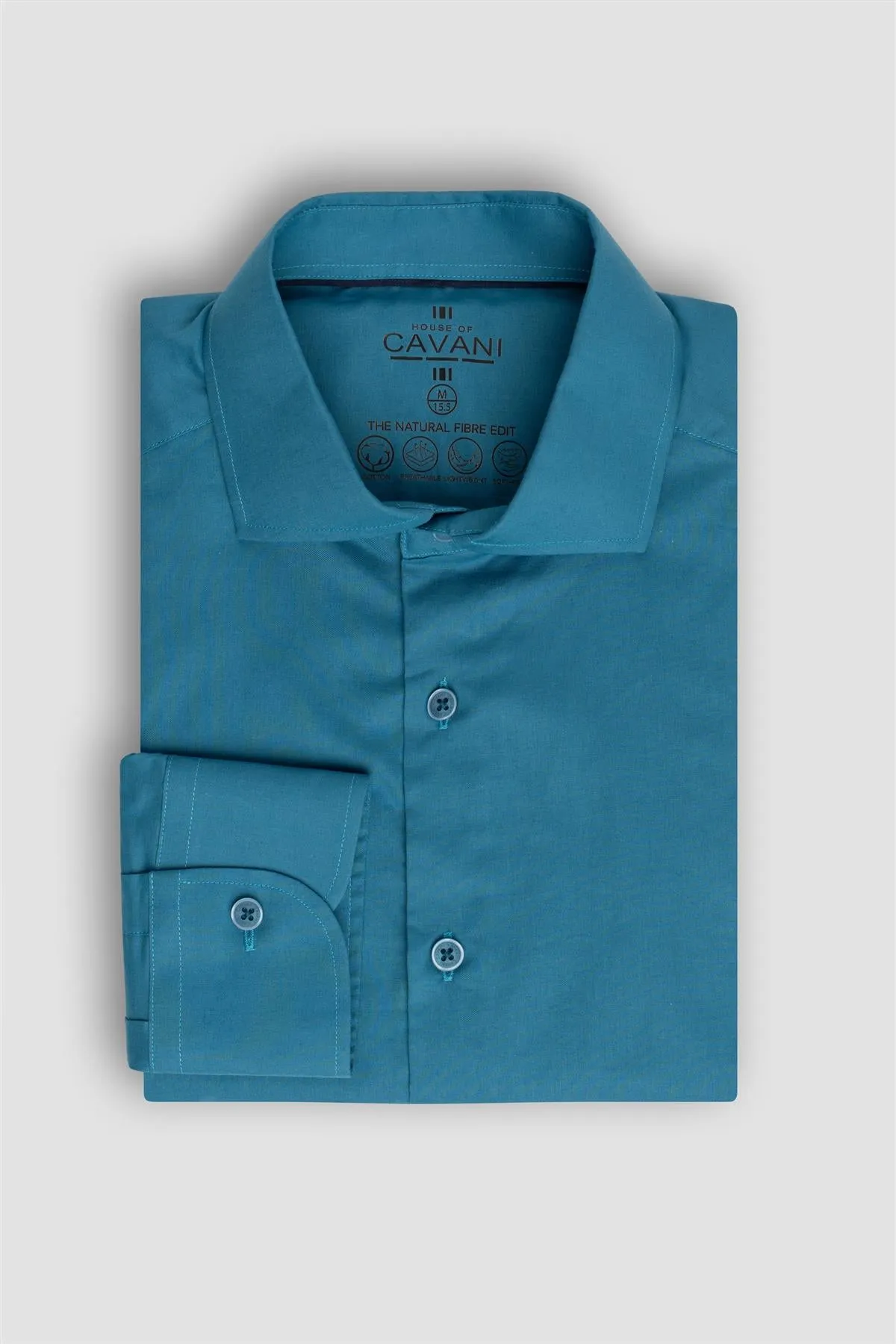 Flamino Aqua Shirt sold by House of Cavani product image thumbnail 4