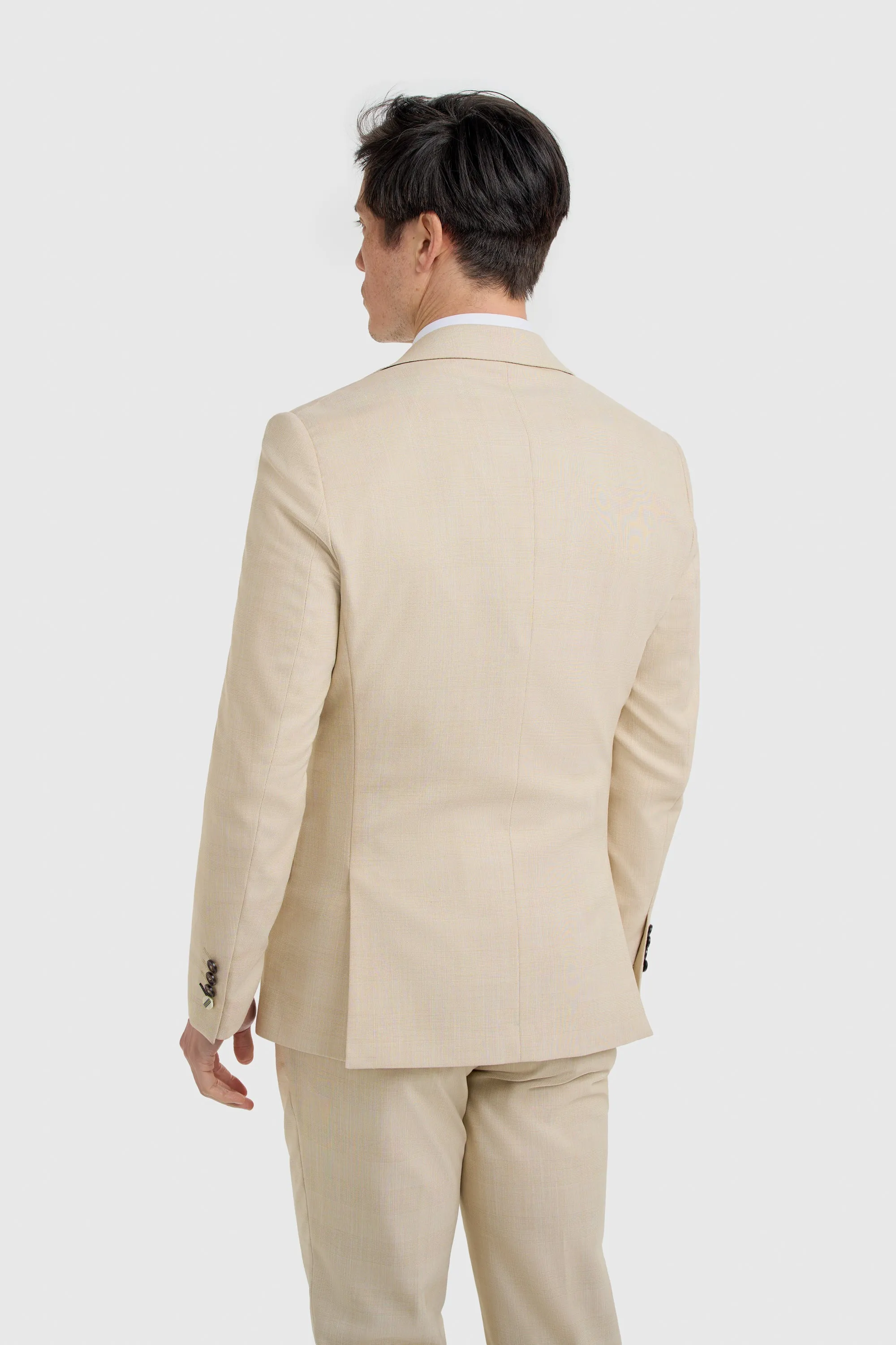 Camden Beige Three Piece Suit sold by House of Cavani product image thumbnail 3