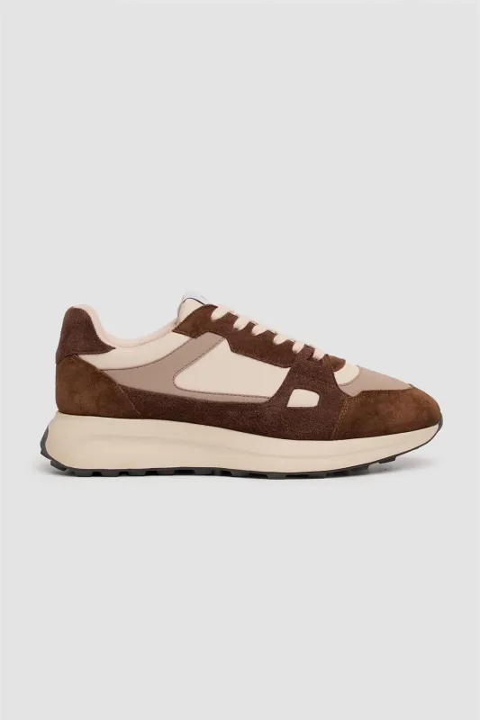 Albany Tan Trainers made by House of Cavani