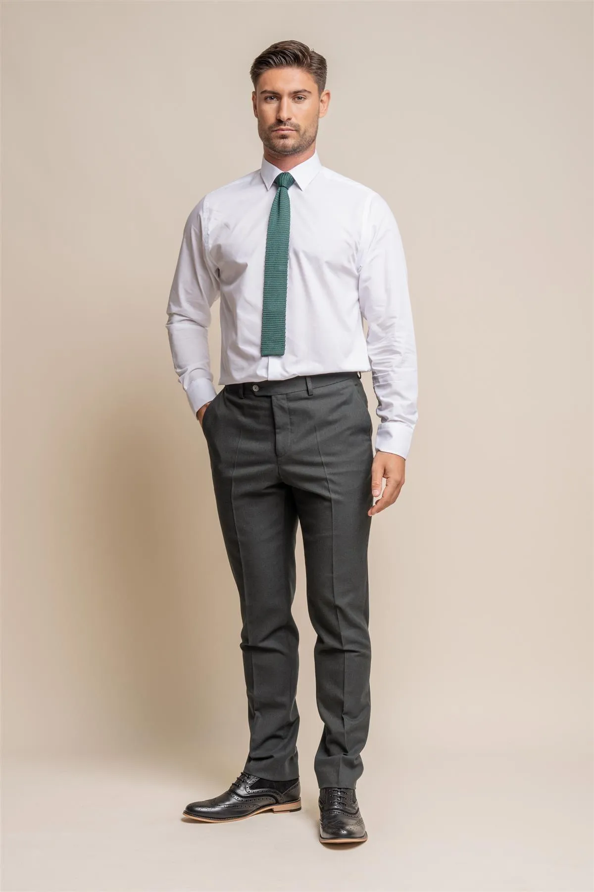Furious Olive Trousers sold by House of Cavani product image thumbnail 3