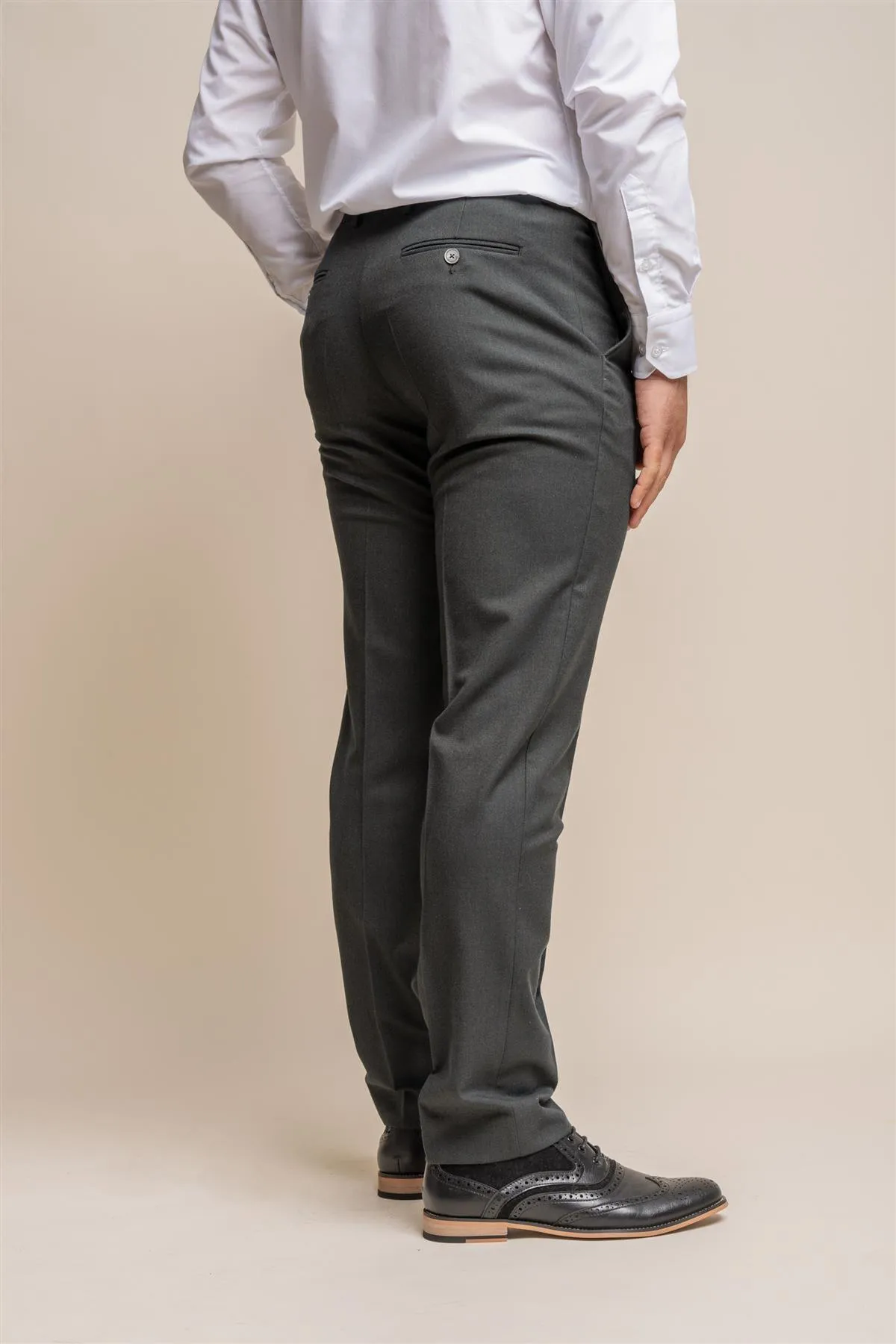 Furious Olive Trousers sold by House of Cavani product image thumbnail 2