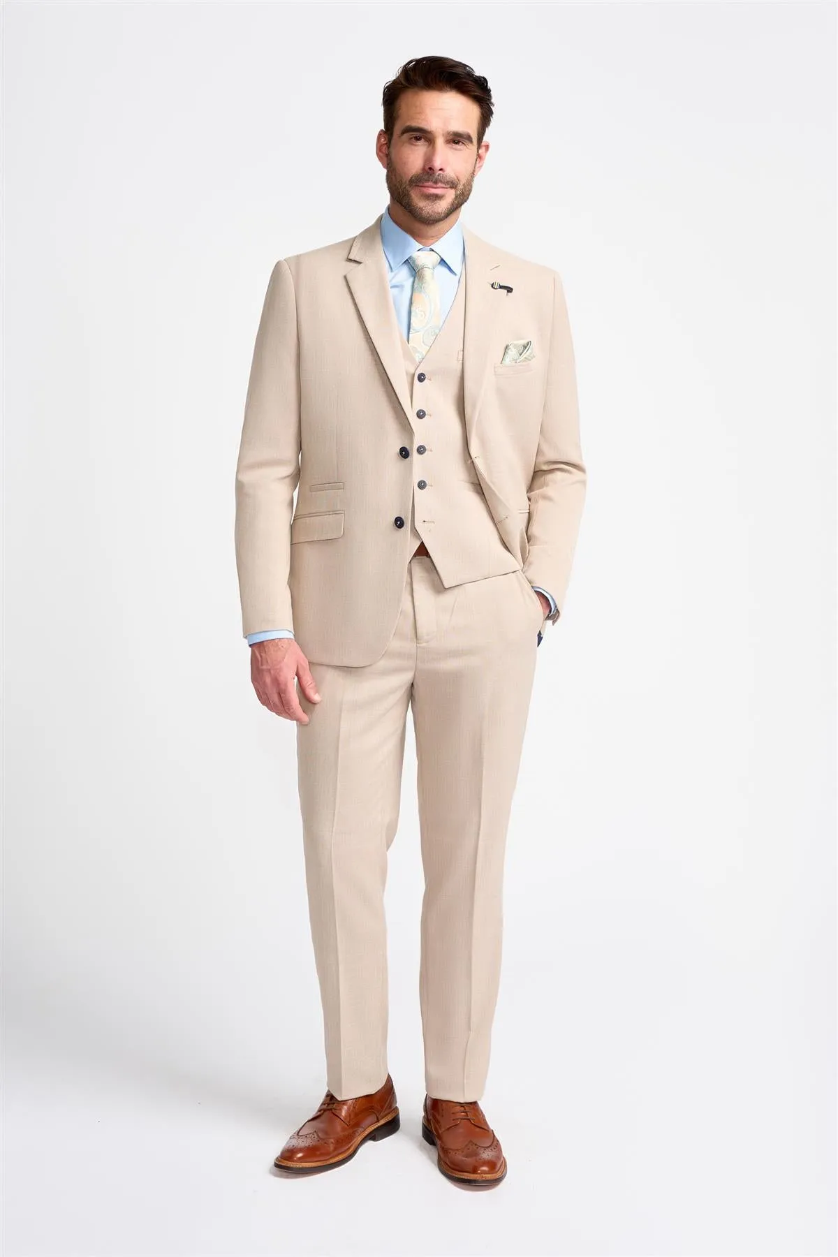 Miami Beige Blazer sold by House of Cavani product image thumbnail 2