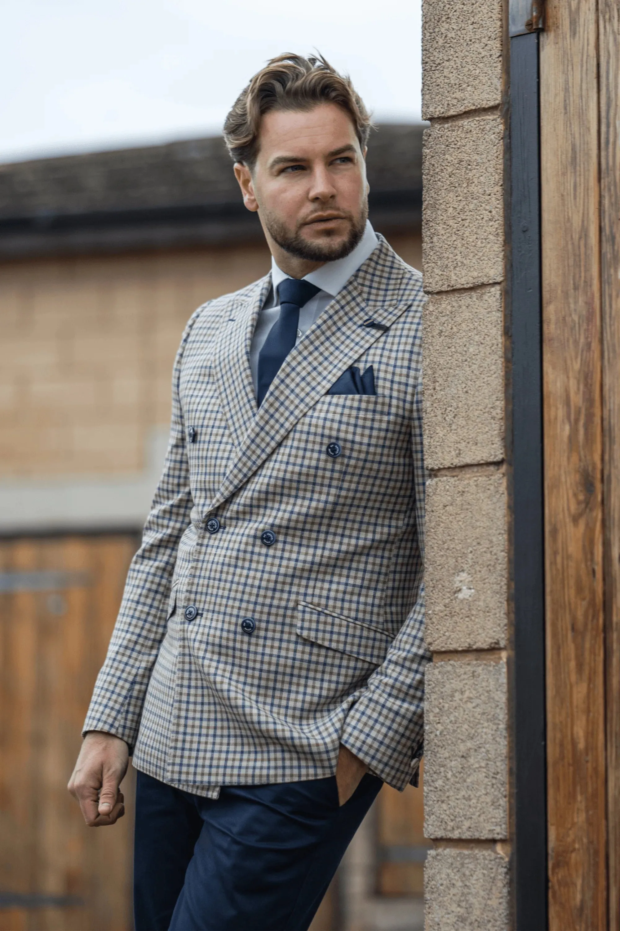 Sergio Blazer With Navy Chinos sold by House of Cavani