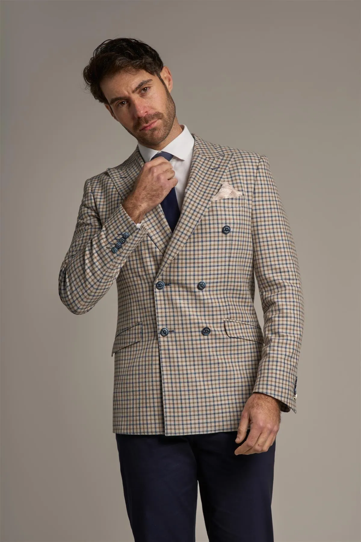 Sergio Blazer With Navy Chinos sold by House of Cavani product image thumbnail 4