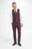 Caridi Wine Waistcoat sold by House of Cavani