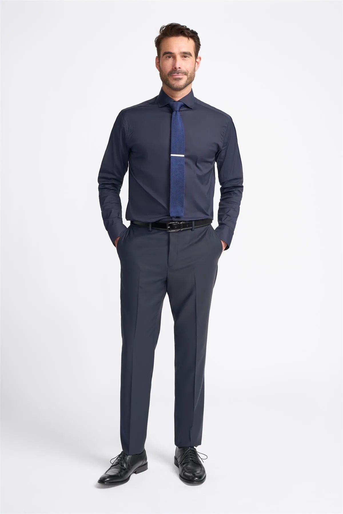 Bond Midnight Navy Trouser sold by House of Cavani product image thumbnail 2