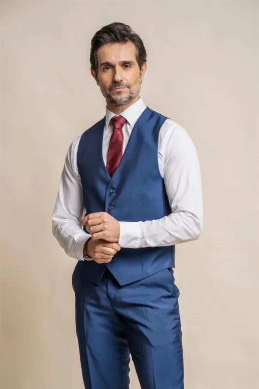 Ford Blue Waistcoat sold by House of Cavani
