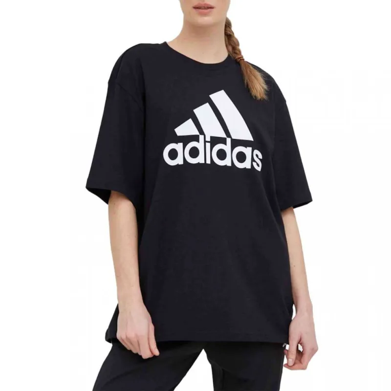 ADIDAS WOMEN'S BIG LOGO BOYFRIEND BLACK TEE sold by INSPORT