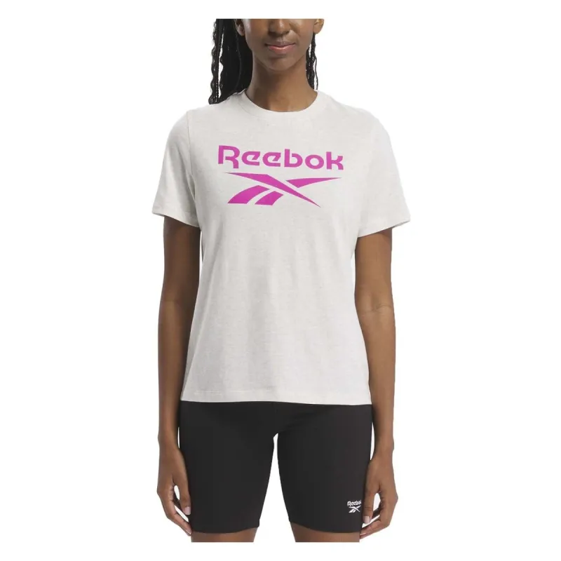 Reebok Women's Logo Pink Tee made by Reebok
