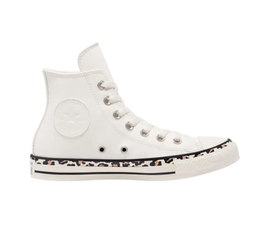 CONVERSE WOMEN'S CHUCK TAYLOR ALL STAR LEOPARD WHITE SHOE sold by INSPORT