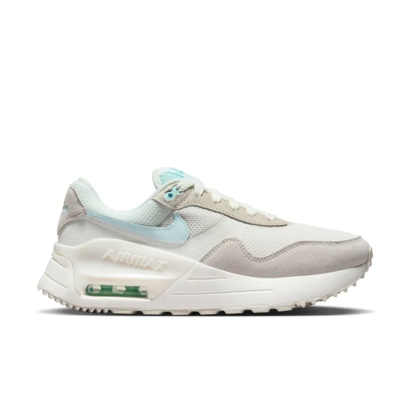 NIKE WOMEN'S AIR MAX SYSTM WHITE/BLUE SHOES sold by INSPORT