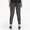 PUMA WOMEN'S EVOSTRIPE BLACK HEATHER TRACKPANTS sold by INSPORT