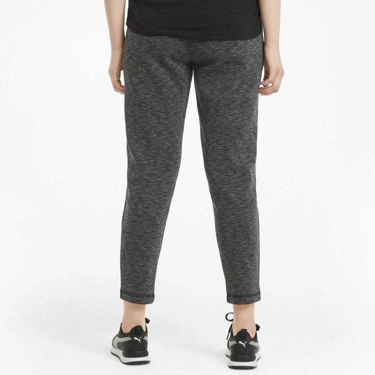 PUMA WOMEN'S EVOSTRIPE BLACK HEATHER TRACKPANTS sold by INSPORT product image thumbnail 4