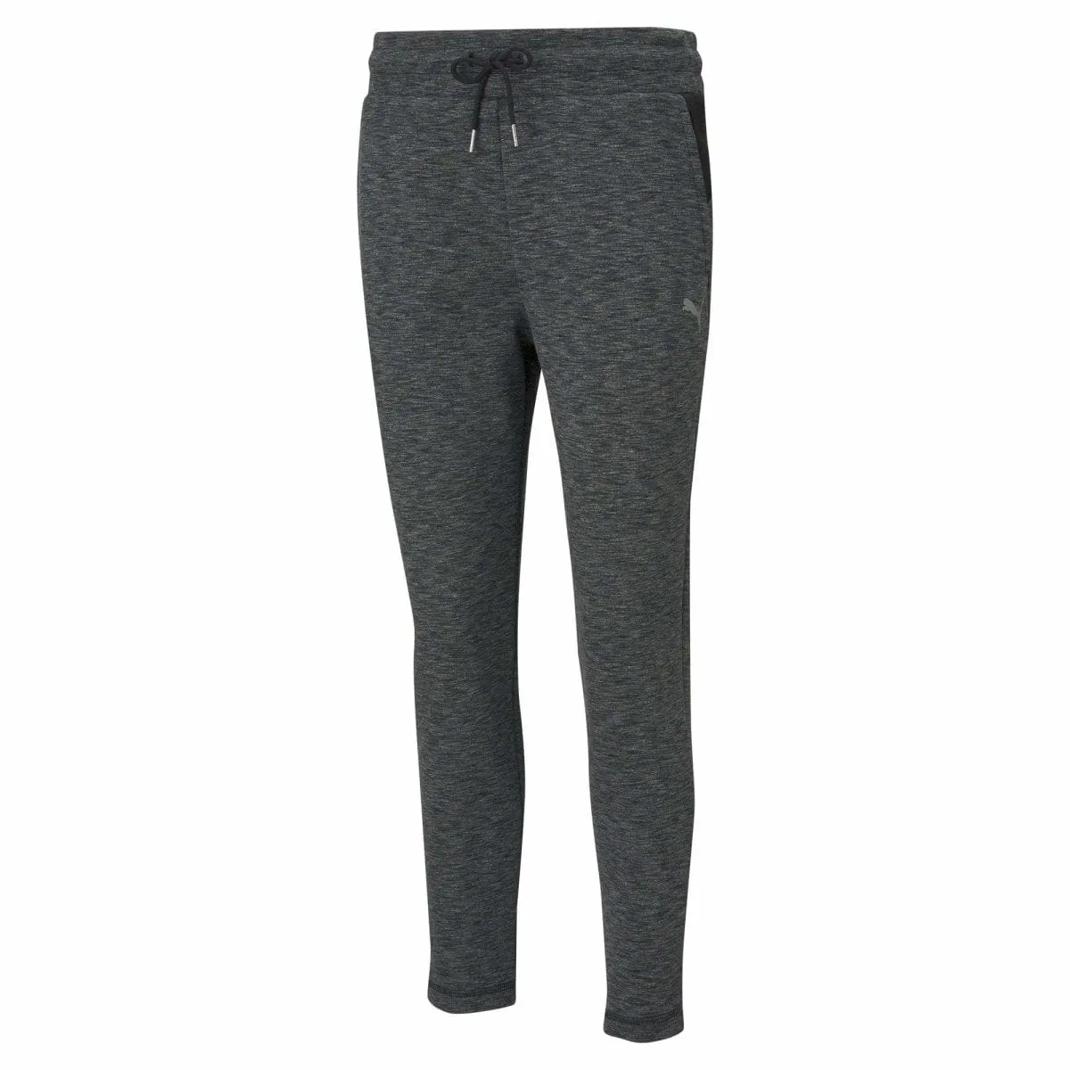 PUMA WOMEN'S EVOSTRIPE BLACK HEATHER TRACKPANTS sold by INSPORT