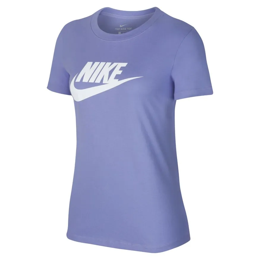 NIKE WOMEN'S SPORTSWEAR ESSENTIAL PURPLE TEE sold by INSPORT product image thumbnail 3