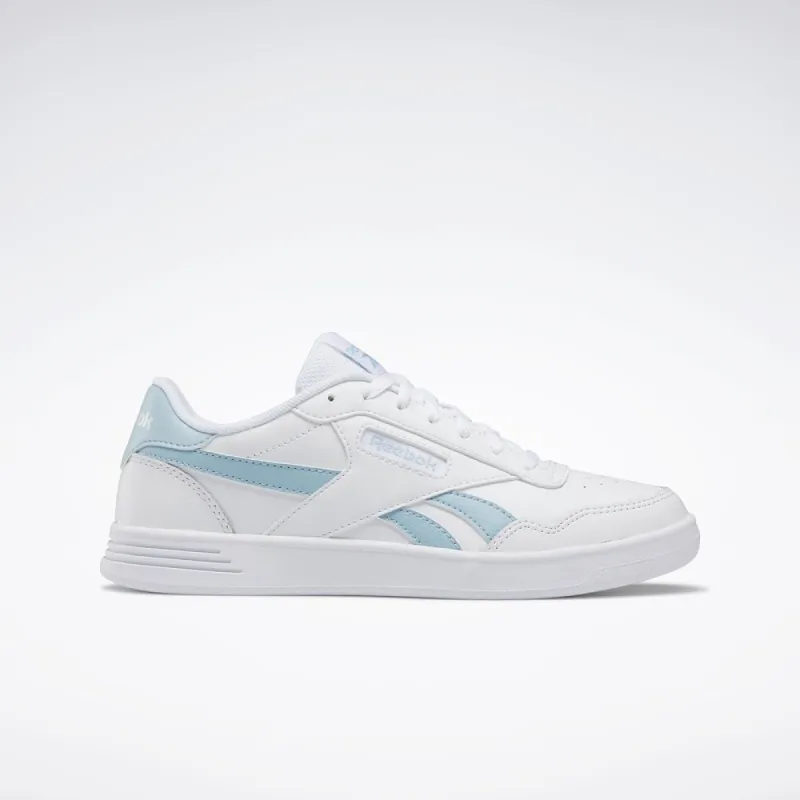 REEBOK WOMEN'S COURT ADVANCE WHITE/BLUE SNEAKER SHOE sold by INSPORT