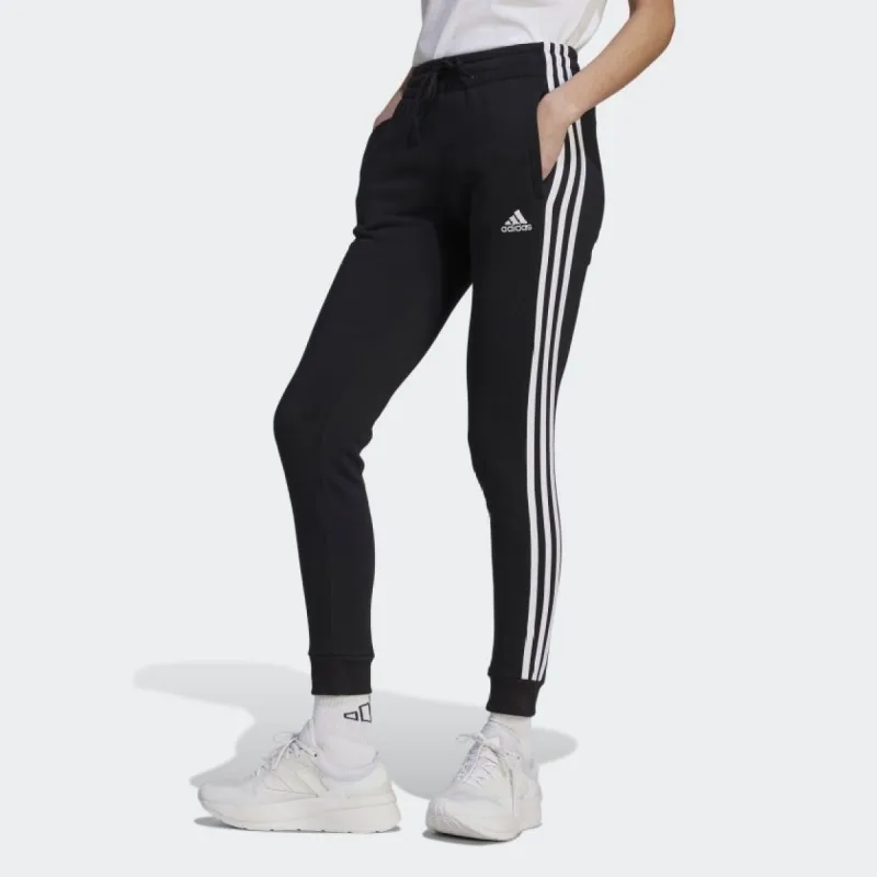 ADIDAS WOMEN'S 3-STRIPES FLEECE PANT BLACK/WHITE sold by INSPORT