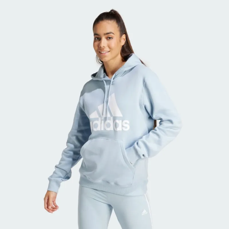 ADIDAS WOMEN'S BIG LOGO FLEECE BLUE HOODIE sold by INSPORT