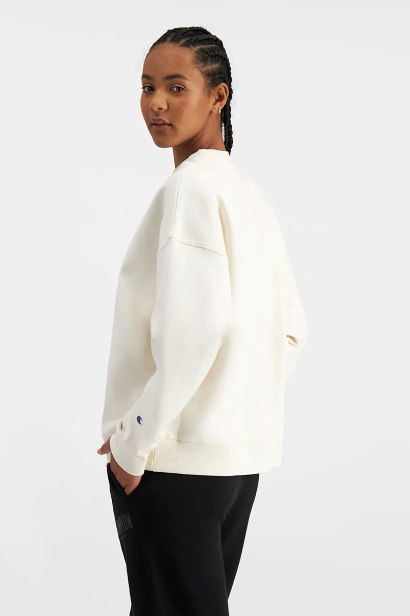 CHAMPION WOMEN'S ROCHESTER WHITE SWEATSHIRT sold by INSPORT product image thumbnail 2