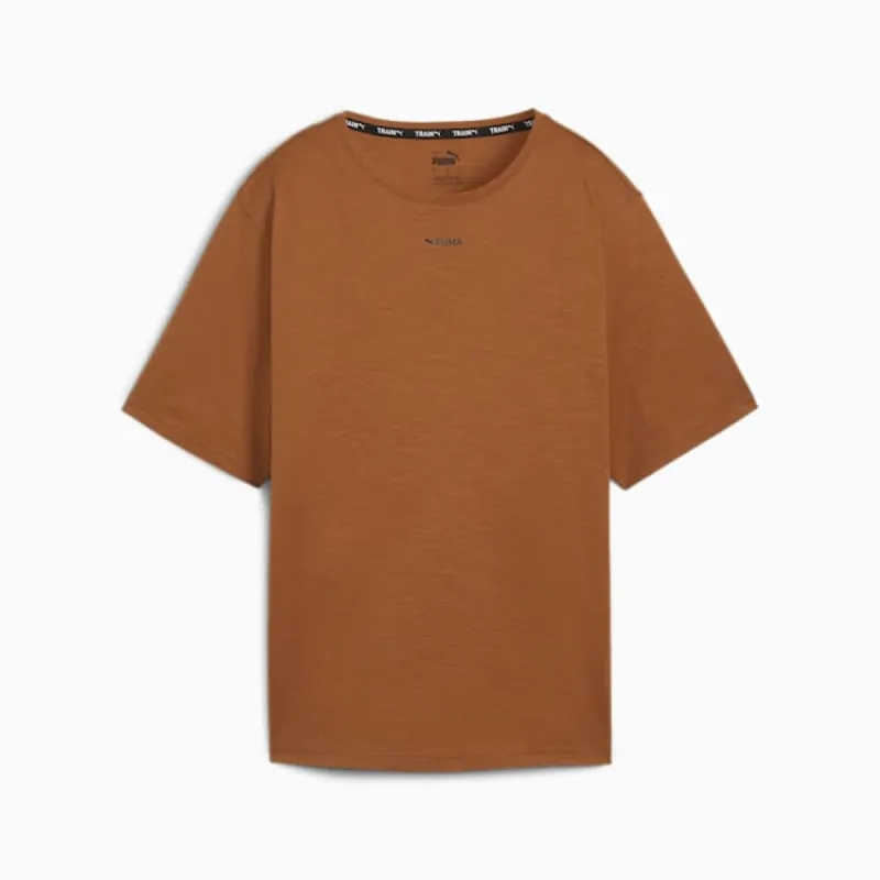 PUMA WOMEN'S GRAPHIC OS BROWN TEE sold by INSPORT