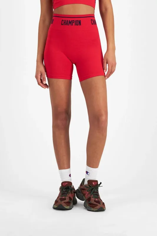 Champion Women's Rochester Bike Red Shorts sold by INSPORT