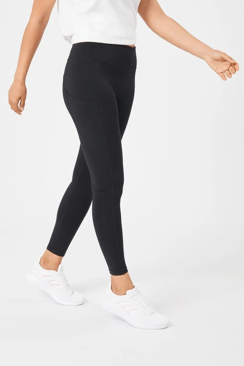 Insport Women's Power Pocket Full Length Black Tights sold by INSPORT product image thumbnail 4