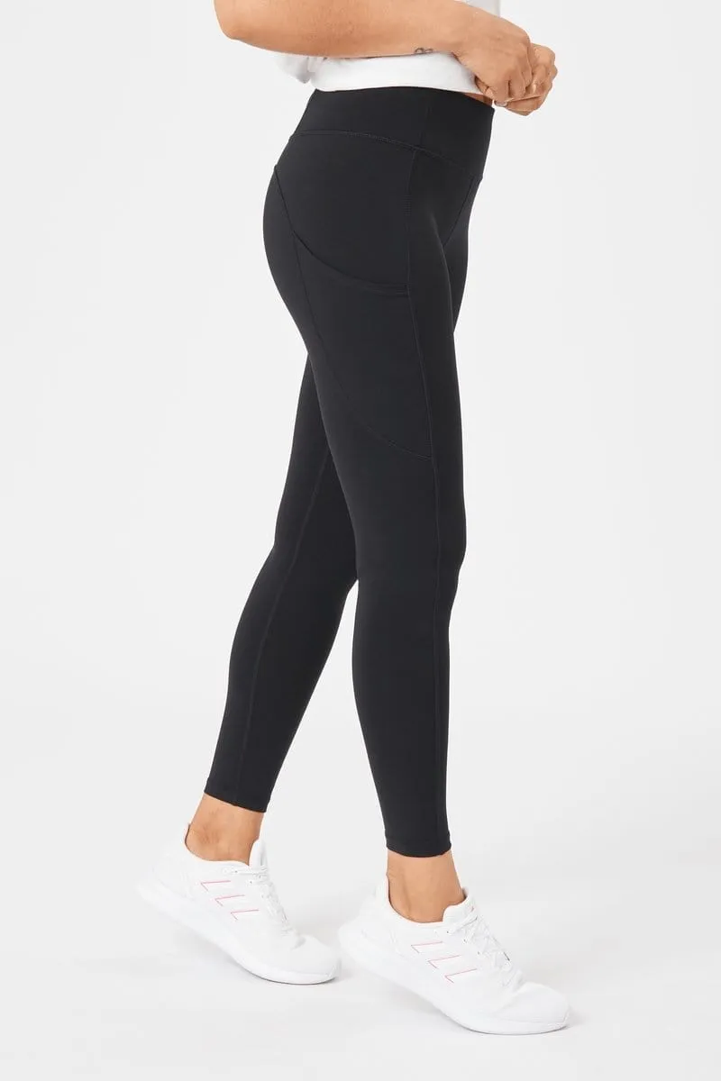 Insport Women's Power Pocket Full Length Black Tights sold by INSPORT product image thumbnail 5