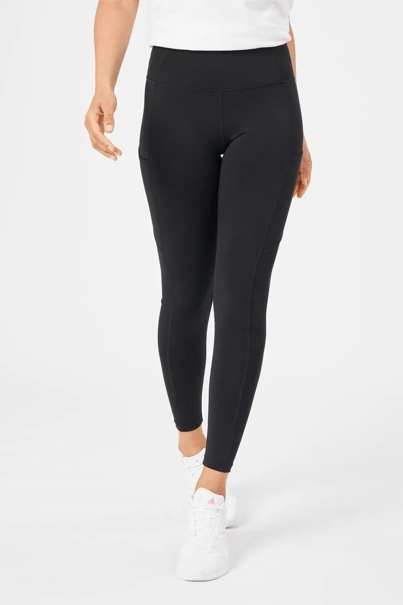 Insport Women's Power Pocket Full Length Black Tights sold by INSPORT product image thumbnail 3