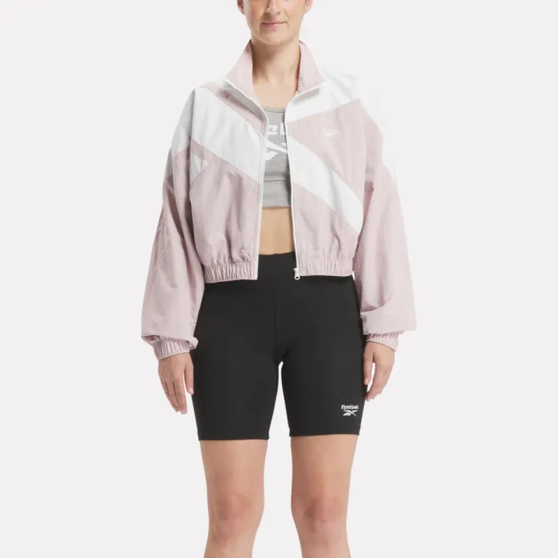 REEBOK WOMEN'S CLASSICS FRANCHISE PINK/WHITE JACKET sold by INSPORT