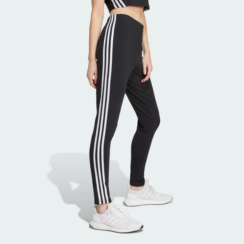 ADIDAS WOMEN'S FUTURE ICONS 3 STRIPES BLACK TIGHT sold by INSPORT product image thumbnail 4