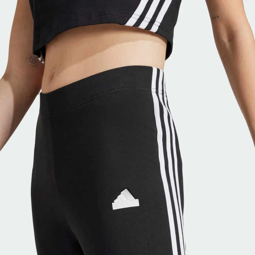 ADIDAS WOMEN'S FUTURE ICONS 3 STRIPES BLACK TIGHT sold by INSPORT product image thumbnail 2