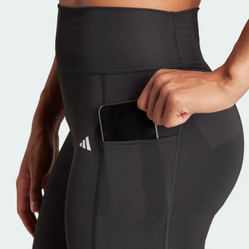 ADIDAS WOMEN'S OPTIME HR 7/8 BLACK TIGHTS sold by INSPORT